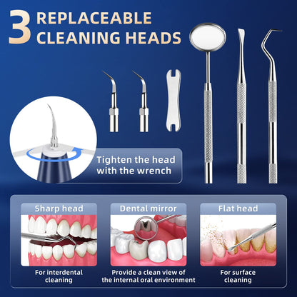 ELECTRIC DENTAL HYGIENE KIT FEATURING LED ILLUMINATION-HABANOVA™